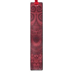 Burgundy Wine Swirls Large Book Marks by SpinnyChairDesigns