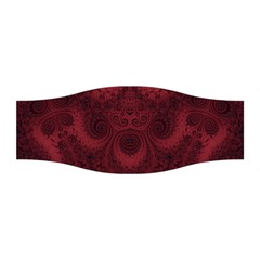 Burgundy Wine Swirls Stretchable Headband by SpinnyChairDesigns