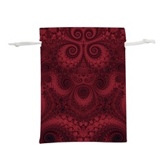 Burgundy Wine Swirls Lightweight Drawstring Pouch (m) by SpinnyChairDesigns