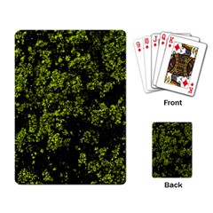 Nature Dark Camo Print Playing Cards Single Design (rectangle) by dflcprintsclothing