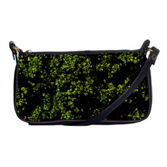 Nature Dark Camo Print Shoulder Clutch Bag by dflcprintsclothing