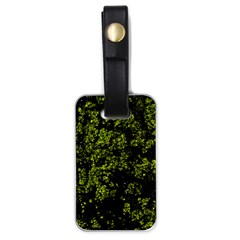 Nature Dark Camo Print Luggage Tag (one Side)