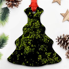 Nature Dark Camo Print Ornament (christmas Tree)  by dflcprintsclothing