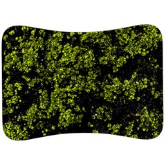 Nature Dark Camo Print Velour Seat Head Rest Cushion by dflcprintsclothing