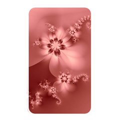 Coral Pink Floral Print Memory Card Reader (rectangular) by SpinnyChairDesigns