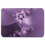 Royal Purple Floral Print Large Doormat  30 x20  Door Mat