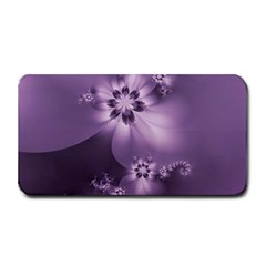 Royal Purple Floral Print Medium Bar Mats by SpinnyChairDesigns