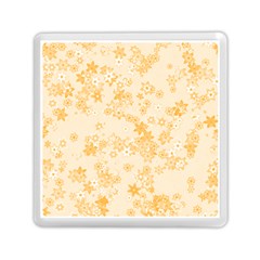 Yellow Flowers Floral Print Memory Card Reader (square) by SpinnyChairDesigns