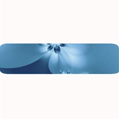 Steel Blue Flowers Large Bar Mats by SpinnyChairDesigns