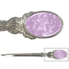 Lavender And White Flowers Letter Opener by SpinnyChairDesigns