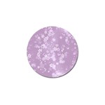 Lavender and White Flowers Golf Ball Marker (4 pack) Front