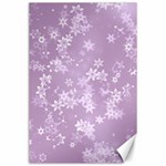 Lavender and White Flowers Canvas 24  x 36  23.35 x34.74  Canvas - 1