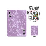 Lavender and White Flowers Playing Cards 54 Designs (Mini) Front - Club5