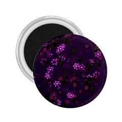 Purple Flowers 2.25  Magnets