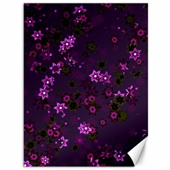 Purple Flowers Canvas 36  X 48  by SpinnyChairDesigns