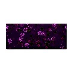 Purple Flowers Hand Towel