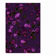 Purple Flowers Small Garden Flag (Two Sides)