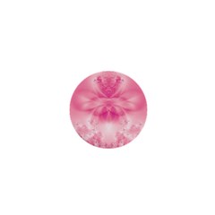 Pink Floral Pattern 1  Mini Buttons by SpinnyChairDesigns