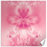 Pink Floral Pattern Canvas 16  x 16  15.2 x15.41  Canvas - 1