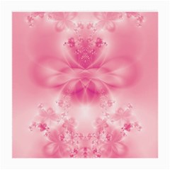 Pink Floral Pattern Medium Glasses Cloth by SpinnyChairDesigns