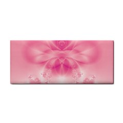 Pink Floral Pattern Hand Towel by SpinnyChairDesigns