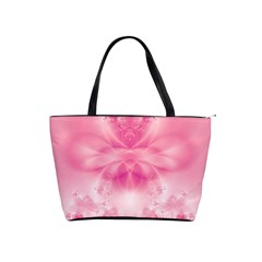 Pink Floral Pattern Classic Shoulder Handbag by SpinnyChairDesigns