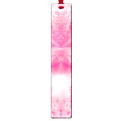 Pink Floral Pattern Large Book Marks by SpinnyChairDesigns