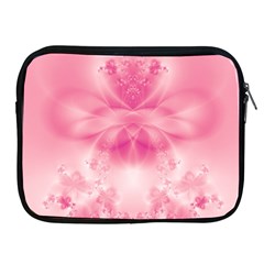 Pink Floral Pattern Apple Ipad 2/3/4 Zipper Cases by SpinnyChairDesigns