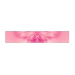 Pink Floral Pattern Flano Scarf (Mini) Front