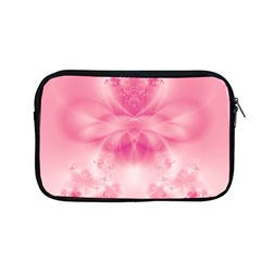 Pink Floral Pattern Apple Macbook Pro 13  Zipper Case by SpinnyChairDesigns