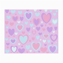 Unicorn Hearts Small Glasses Cloth (2 Sides) by MooMoosMumma