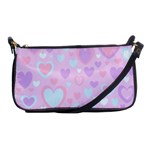 Unicorn Hearts Shoulder Clutch Bag Front