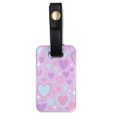 Unicorn Hearts Luggage Tag (one Side) by MooMoosMumma