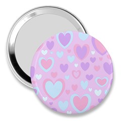 Unicorn Hearts 3  Handbag Mirrors by MooMoosMumma