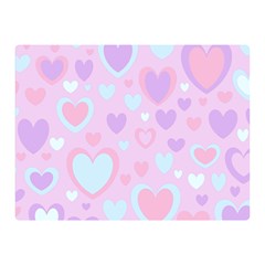 Unicorn Hearts Double Sided Flano Blanket (mini)  by MooMoosMumma