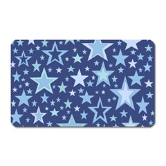 Stars Blue Magnet (rectangular) by MooMoosMumma