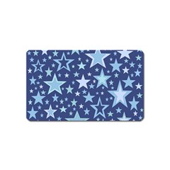 Stars Blue Magnet (name Card) by MooMoosMumma