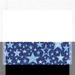 Stars Blue Rectangular Jigsaw Puzzl by MooMoosMumma