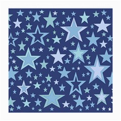 Stars Blue Medium Glasses Cloth (2 Sides) by MooMoosMumma