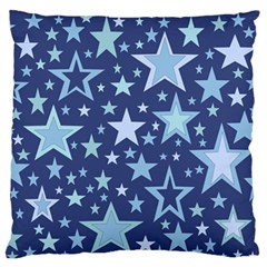 Stars Blue Standard Flano Cushion Case (two Sides) by MooMoosMumma