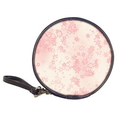 Baby Pink Floral Print Classic 20-cd Wallets