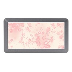 Baby Pink Floral Print Memory Card Reader (mini) by SpinnyChairDesigns