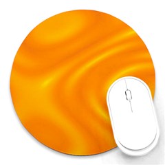 Honey Wave  Round Mousepads by Sabelacarlos