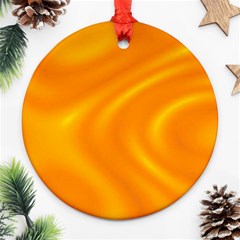 Honey Wave  Ornament (round) by Sabelacarlos