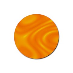 Honey Wave  Rubber Round Coaster (4 Pack)  by Sabelacarlos