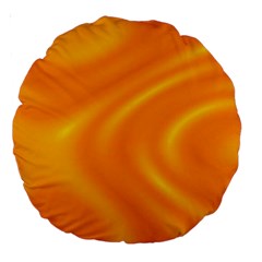 Honey Wave  Large 18  Premium Round Cushions by Sabelacarlos