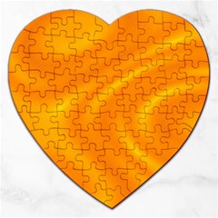 Honey Wave  Jigsaw Puzzle (heart) by Sabelacarlos