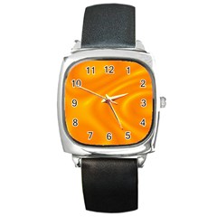 Honey Wave  Square Metal Watch by Sabelacarlos