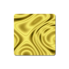 Golden Wave  Square Magnet