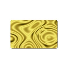 Golden Wave  Magnet (name Card) by Sabelacarlos